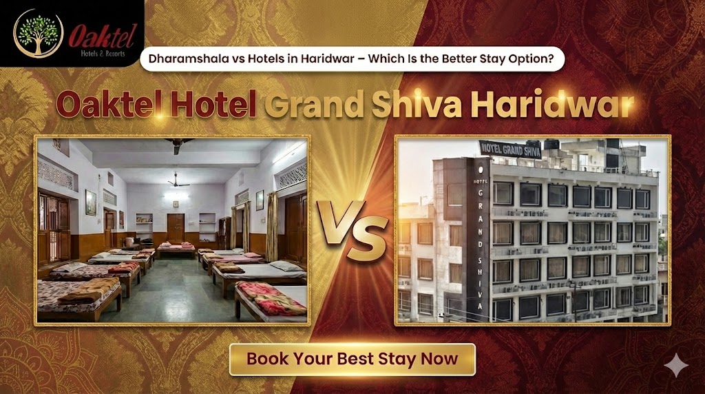 Dharamshala vs Hotels in Haridwar