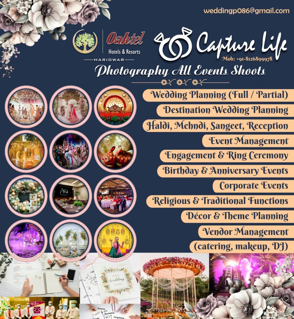 Wedding & Event Planner Hotel in Haridwar – Oaktel Hotel & Resorts
